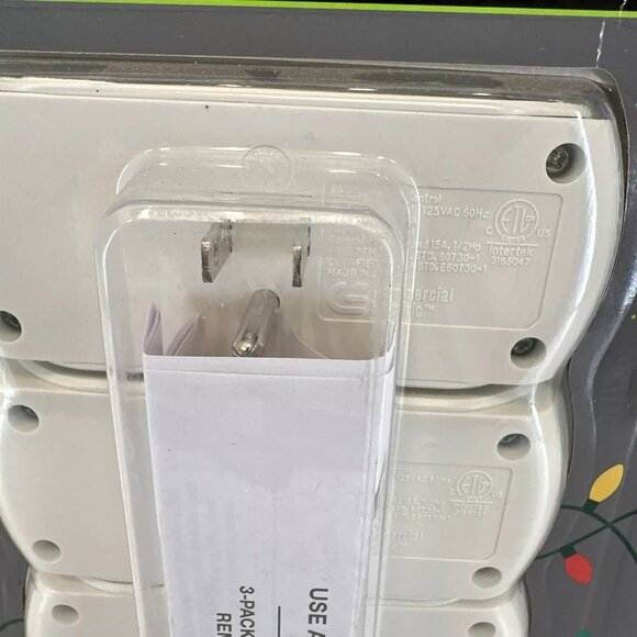 Commercial Electric Wireless Indoor Remote Control AC/DC Adapter, White(3-Pack) - Picture 5 of 5